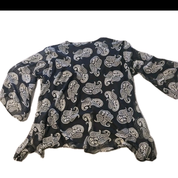 VTG Y2K Paisley Beaded Top ✨ Bling Party Girl Holiday New Year Glam Lined Barbie - Picture 13 of 13